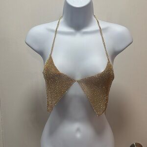 Body chain halter top